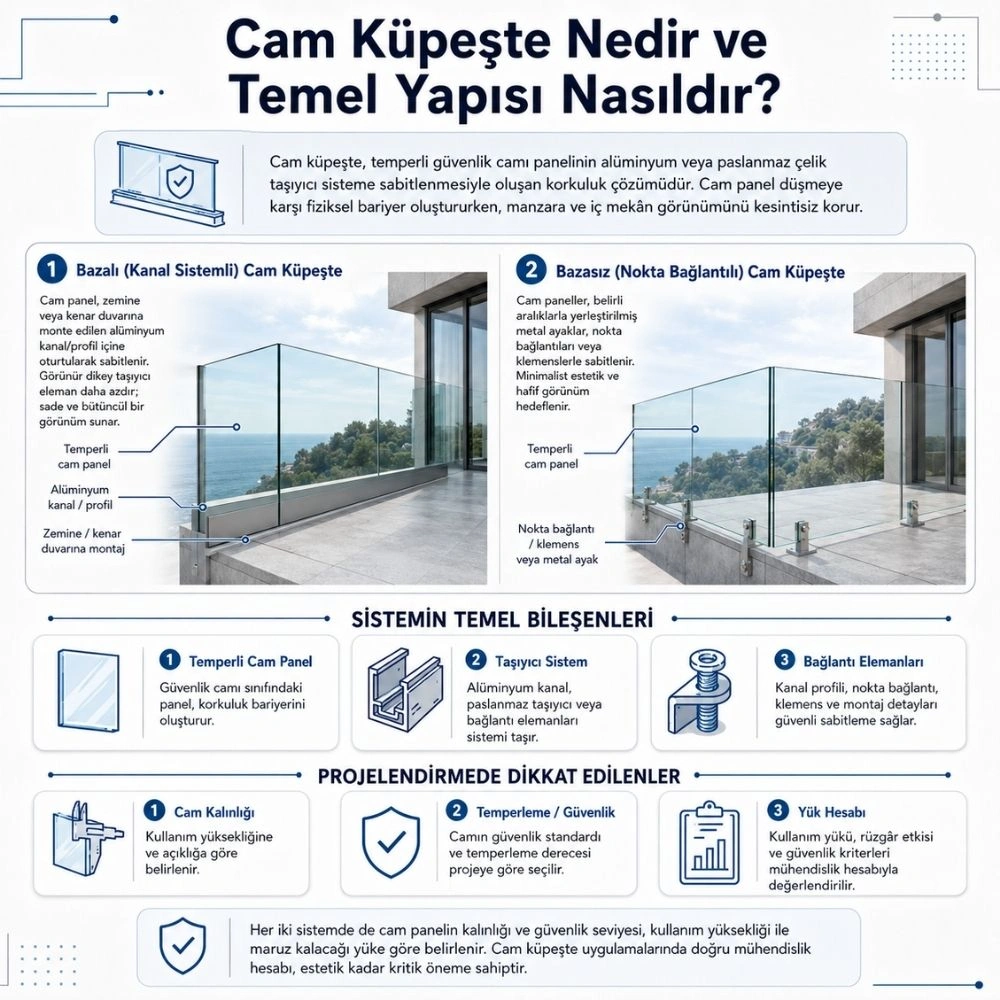 cam küpeşte modelleri istanbul
