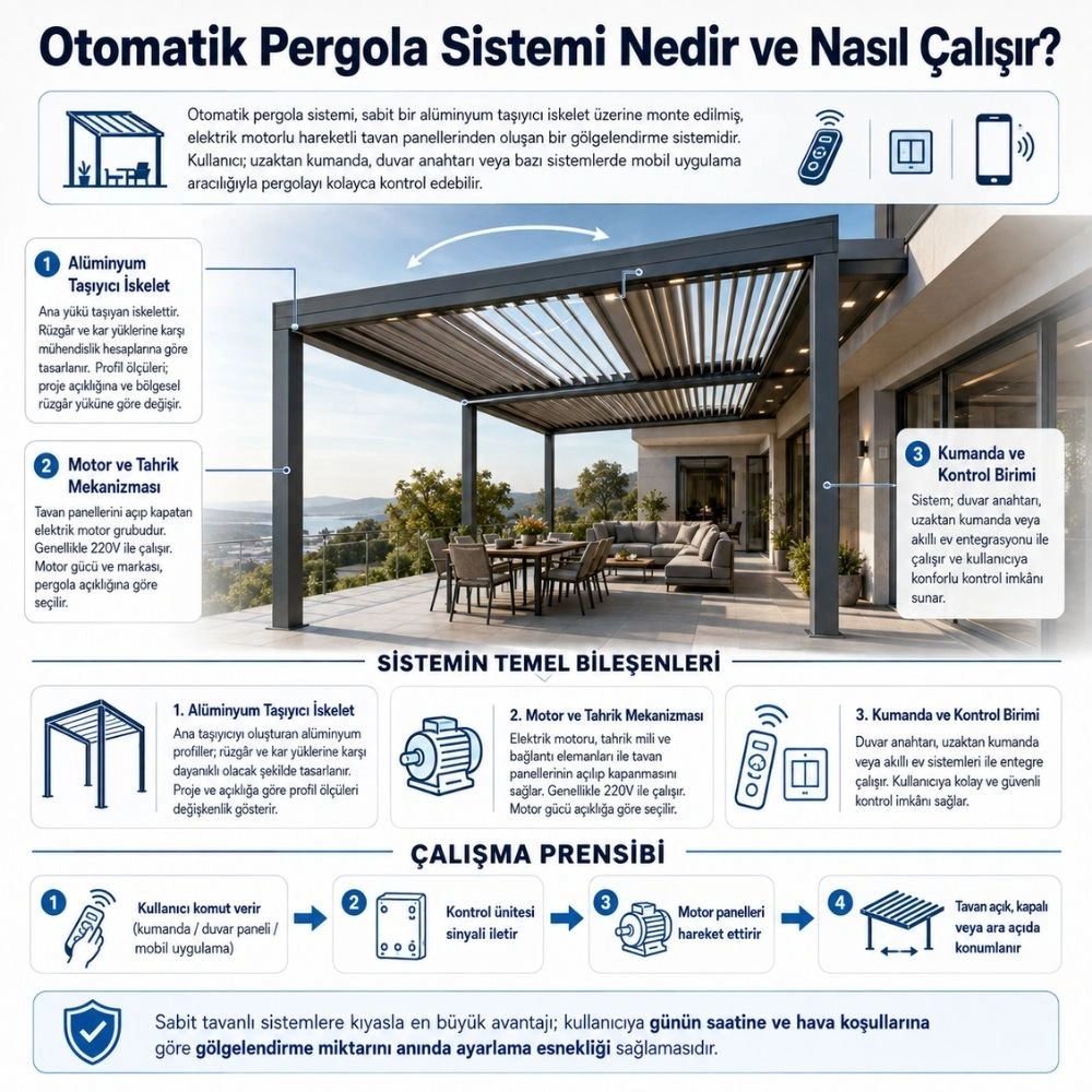 otomatik pergola sistemleri istanbul